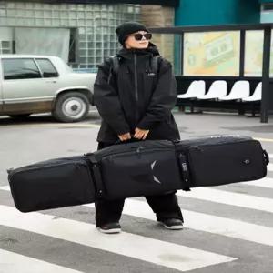 가방 플레이트 케이스 스트랩 여행 수납 숄더백 블랙