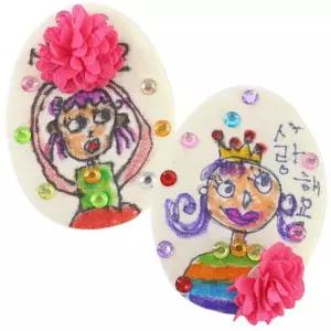 카네이션 쿠션 브로치 (5인용) 만들기 어버이날 스승의날 감사 선물 단체