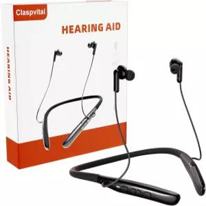 시니어용 클래스프바이탈 OTC 보청기 블루투스 충전식 30H 배터리 수명 AI 스마트 노이즈 캔슬링 넥밴드