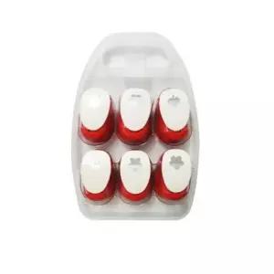 모양펀치소형세트 -6종꽃(R-18 6종)