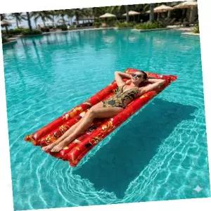 물놀이 수영장 튜브 에어매트 성인 휴양지 바다 풀장 여름 휴가 레저 용품