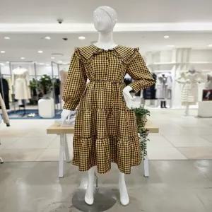 고방체크 러플카_라 원피스 FS4A7OP00873 (P003079973)