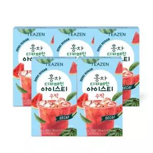 티젠 제로슈가 디카페인 아이스티 수박 10스틱 x 5박스 [정가 35,000원]