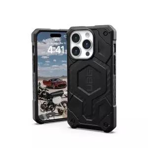 URBAN ARMOR GEAR UAG [업데이트 버전] 아이폰 15 프로 케이스 6.1인치 모나크 프로 탄소 섬유 내장 자석 M