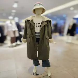 퍼 믹스 야상 롱 코트 FW5K3CT32676 (P003738282)