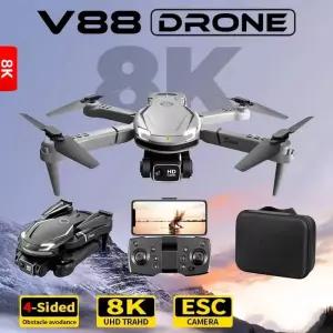 DJI V88 전문 드론 8K 광각 HD 1080P 카메라 WiFi FPV 높이 접이식 RC Quadrotor 헬리콥터 을 잡아