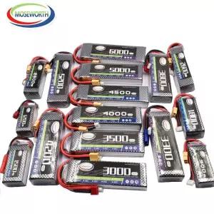 RC카 헬리콥터 항공기 쿼드콥터 비행기용 RC LiPo 배터리 3S 111V 1800 3300 3500 4000 5000mAh 30C 40C 60