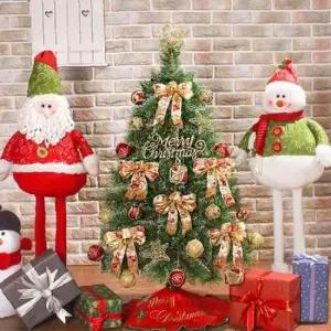 120cm 샤인비즈볼 눈꽃 솔잎트리 풀세트완제트리