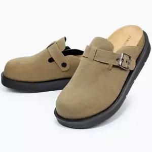 남자 벨트 쿠션 블로퍼 캐주얼 키높이 슬리퍼 슈즈 남성슬리퍼 남자슬리퍼 남성실내화