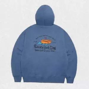 마크곤잘레스 MARK GONZALES MG FUNKY HOTDOG GRAPHIC HOODIE - DBLUE 2426129 1475635