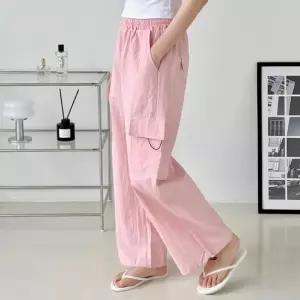 [라일리여성의류] Rly 바스락 여성 나일론 조거 팬츠 허리 편한 밴드