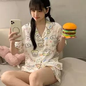 여름 MN 커플 잠옷세트 캐릭터 잠옷 쿨링 가디건 러블리룩 세트 패드 실내복 인기2