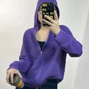 타노스여사친 니트 빈티지 카디건 집업 간절기 더블 후드 쫀쫀탑 데일리룩 솔리드 소프트 KUK1