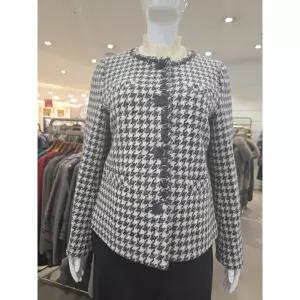 비꼴리끄 AK수원점 알파카 울 지도리 체크 자수 재킷 B244WJ1040392 1204083