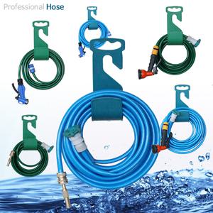 (KIMOS)물호스+분사기+수도연결구+호스 걸이 풀세트 정원 원예 청소 베란다 호수