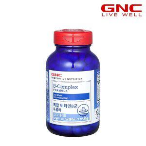 [GNC]복합 비타민B 포뮬러 (120캡슐) 4개월분/온라인공식몰
