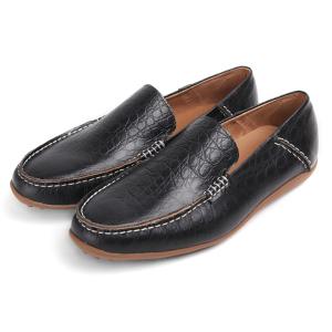 RHJ-54-40 블랙 남자로퍼 수제화 키높이 낮은굽1cm