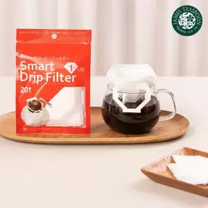 올푸드 스마트 드립백 핸드드립 커피필터 여과지 20매 원뿔형