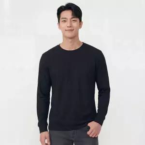 남자 여자 베이직 라운드 긴팔 무지 면티 흰티(17색상)