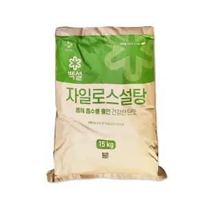 CJ 백설 자일로스 설탕 15kg(흰설탕 자일리톨 과일청)