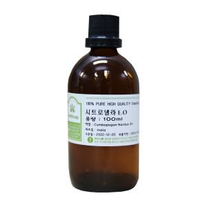 허브솝 시트로넬라 오일 100ml 대용량 원액100% 천연 허브 디퓨저 아로마 에센셜오일