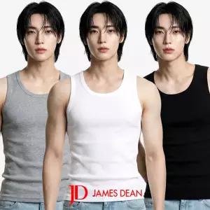 제임스딘 남성 런닝 셔츠 순면 후라이스 골지 남자 민소매 나시 JHMRV011