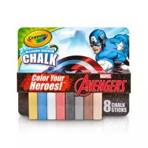크레욜라 야외용분필 8색 캡틴 아메리카  GY035303