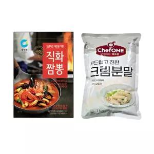 쉐프원 크림 분말1kg 직화짬뽕 분말1kg