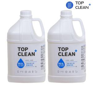 4L x 2   탑크린플러스 살균소독제 차아염소산수 뿌리는소독제 다목적 공공기관 대용량