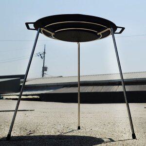 [세븐프리]시즈닝이필요없는 티타늄코팅 그리들36cm+그리들스탠드 풀세트