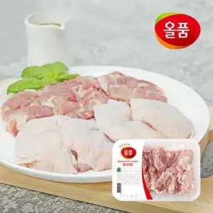 [올품] 1등급 국내산 냉장 닭다리살(정육) 2kg (500gx4팩)