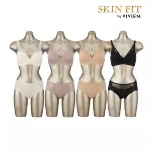 스킨핏 쿨 누디 패키지 노와이어 브라팬티세트 8종