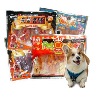 애견간식 8개 이상 구매시 무/료/배/송 강아지간식  300g/400g 1봉