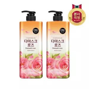 온더바디 플라워 다마스크로즈 바디워시 900ml×2개
