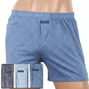 남성 남자 니트 면 스판 트렁크 사각 빅사이즈 95-120 팬티 3매 728