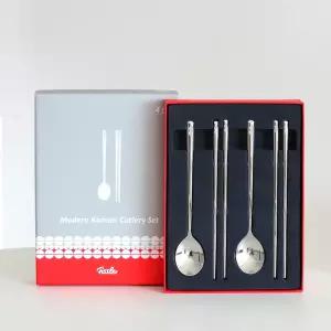 휘슬러 2인 부부수저세트 4P