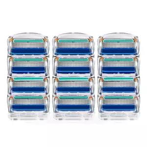 투썬 질레트 퓨전 호환용 면도날 / 퓨전 프로글라이드 호환용 면도날 / 5중날 / 3팩(12개입)