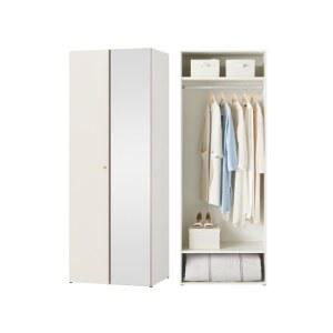 한샘 샘베딩 마일드 거울옷장 80cm(높이216cm) 1단행거형 2종