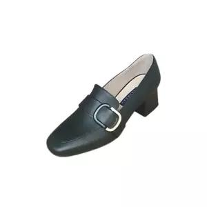 [세라] (2color) 마리오 여성 양가죽 골드장식 로퍼 (5cm) A22P013