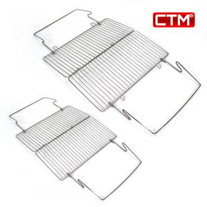 CTM 캠핑 화로대 바베큐 그릴 전용그릴 접이식 불멍 미니 화로 숯불 석쇠 개인 경량 불판 조립식 감성