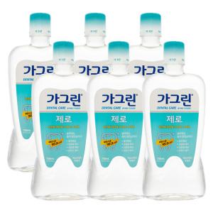 동아제약 가그린 제로 750ml 6개