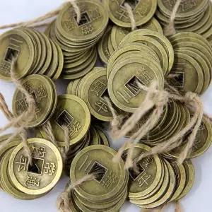 [파티공구]전통 엽전 세트 10개 옛날 동전 소품 민속놀이 사극 촬영 코인 장식