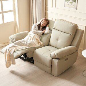 [여기무료배송] 헤븐 전동 2인 리클라이너 에어레더 신혼부부