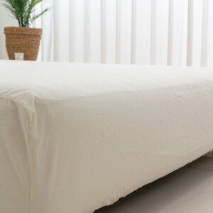 [SDECO]광목 바이오워싱 30수순면 호텔식 매트커버 K 내추럴