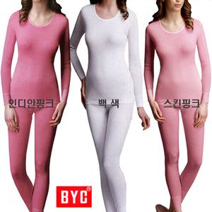 BYC40수면100베이직여내복색상선택상하1세트 BYT6656