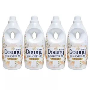 다우니 초고농축 섬유유연제 화이트 코튼 1LX4개