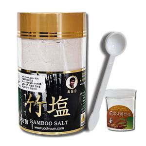 9회 경방원 자죽염 분말/가루250g 태움 용융소금 9번 구운 구죽염 +스푼+휴대용 빈 통