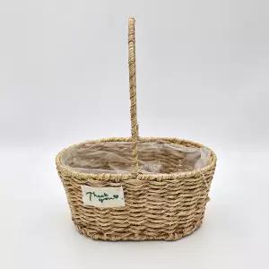 PE재질 왕골바구니 일반형 소 DMS196 S/비누꽃바구니 재료