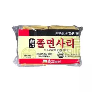 칠갑  쫄면사리2kg 6개 1박스