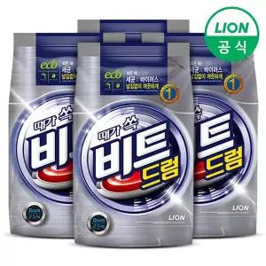 [라이온코리아]비트 가루세제 드럼 2.5kg x 4개